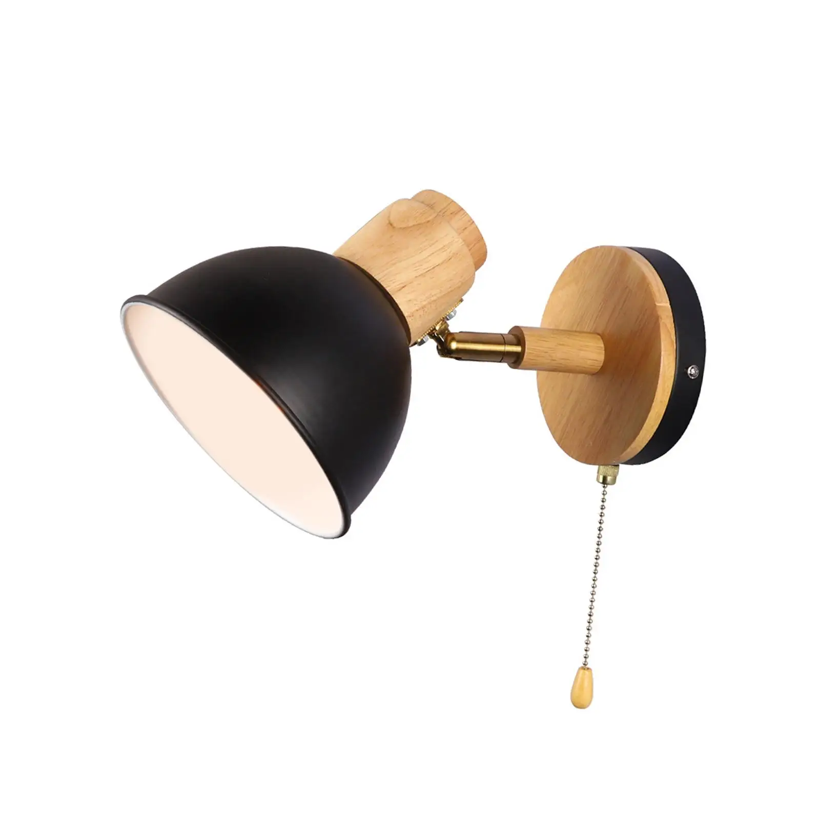 

Декоративный настенный светильник с выключателем для детских комнат и гостиных, металлический абажур для ванной комнаты, цоколь E27