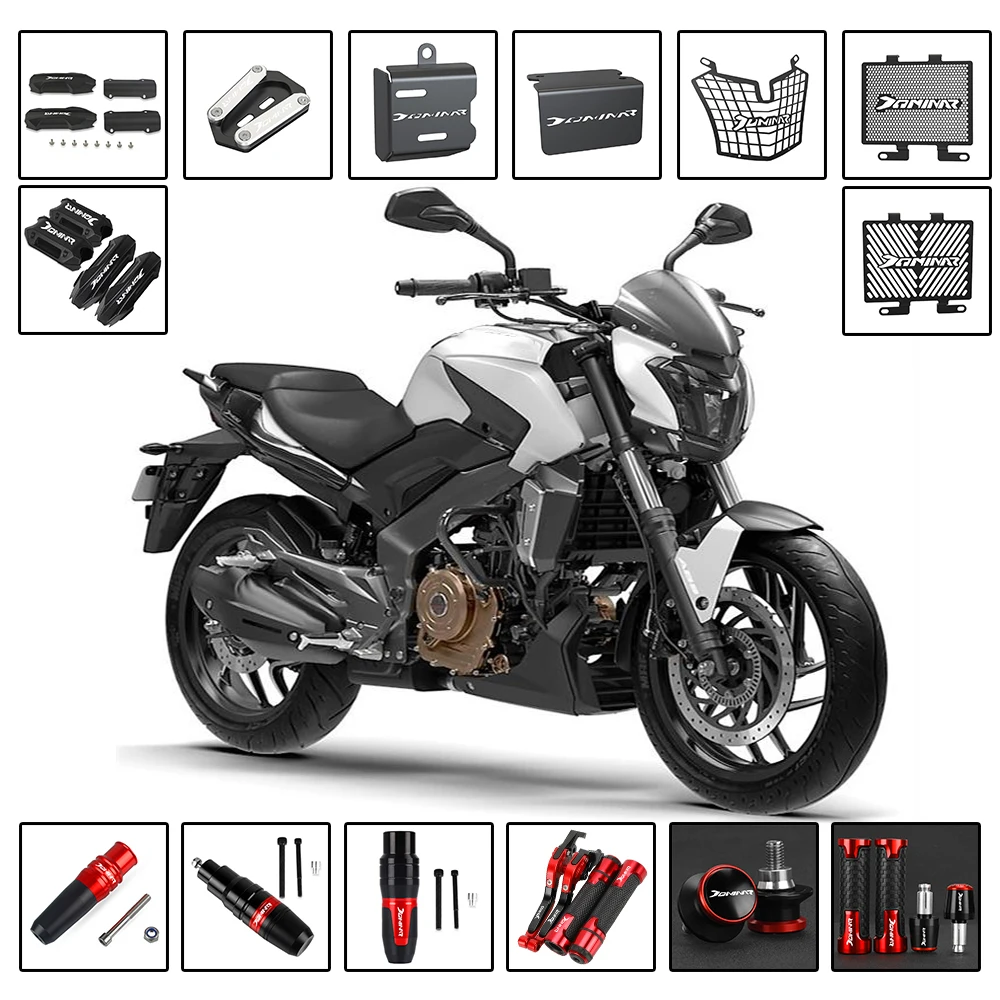 

Мотоциклетные аксессуары для BAJAJ DOMINAR 250 DOMINAR 400 2017-2023, новая решетка радиатора, защитная крышка и протектор фары