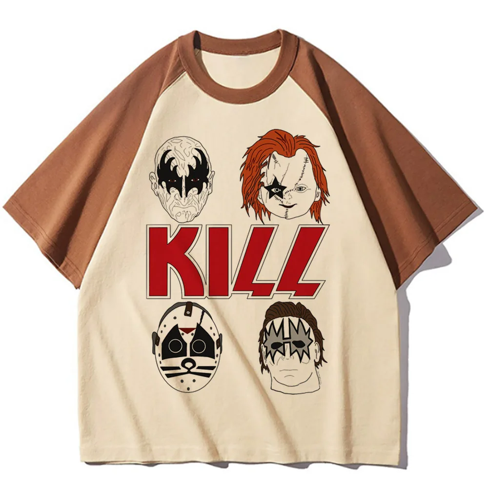 Chucky Tee women graphic tee anime summer top girl y2k streetwear clothes