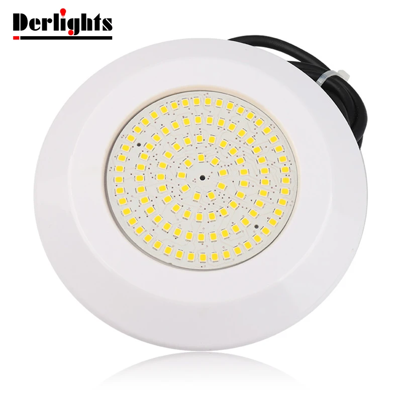 

Derligths IP68 Underwater Light 12W Swiming Pool Light Resin Filled DC12V Warm White Cold White Waterproof Lamp