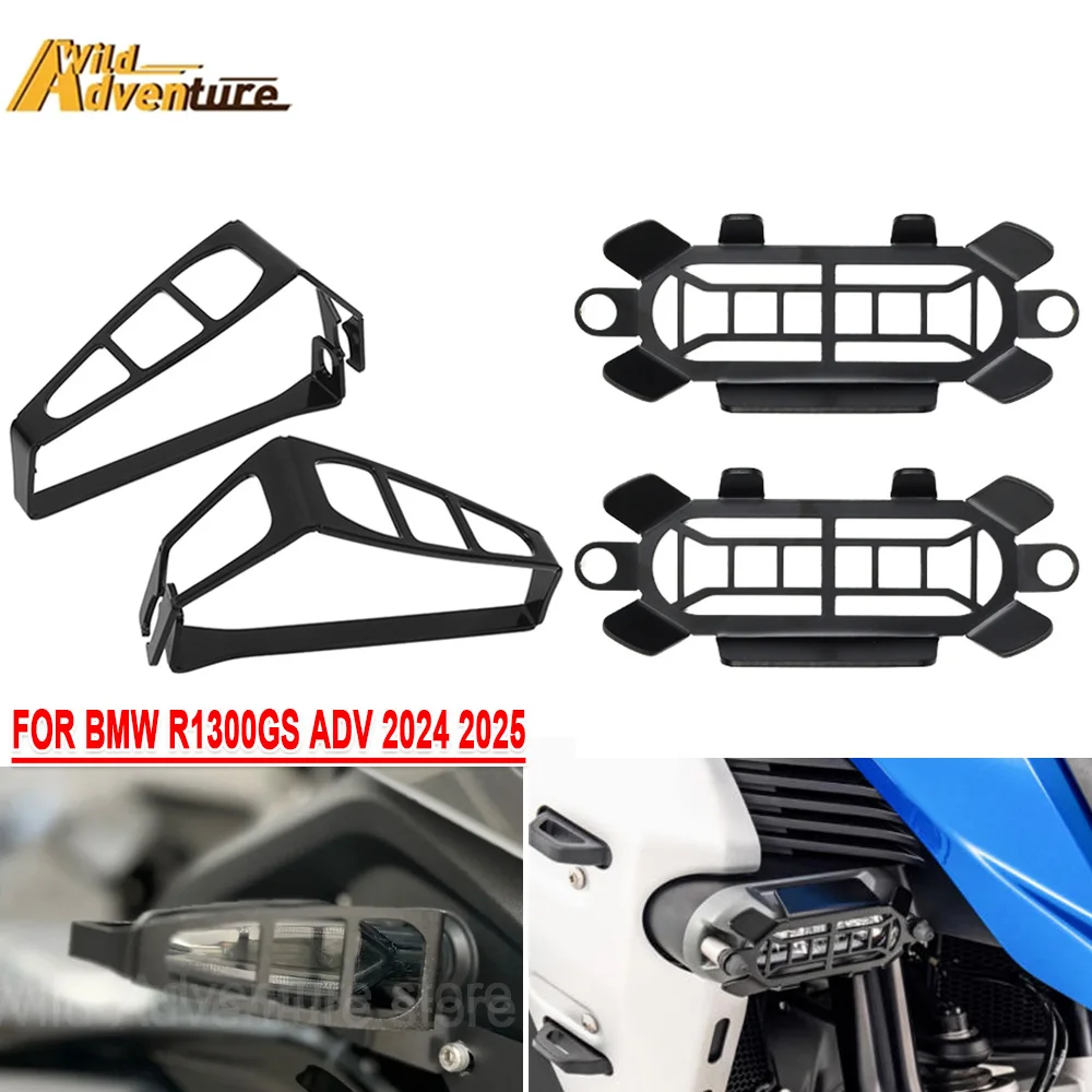 

R1300GS ADV Motorcycle Turn Signal Grille Cover Indicator Protector Guard For BMW R 1300GS Adventure GS1300 R R1300 GS 2024-2025