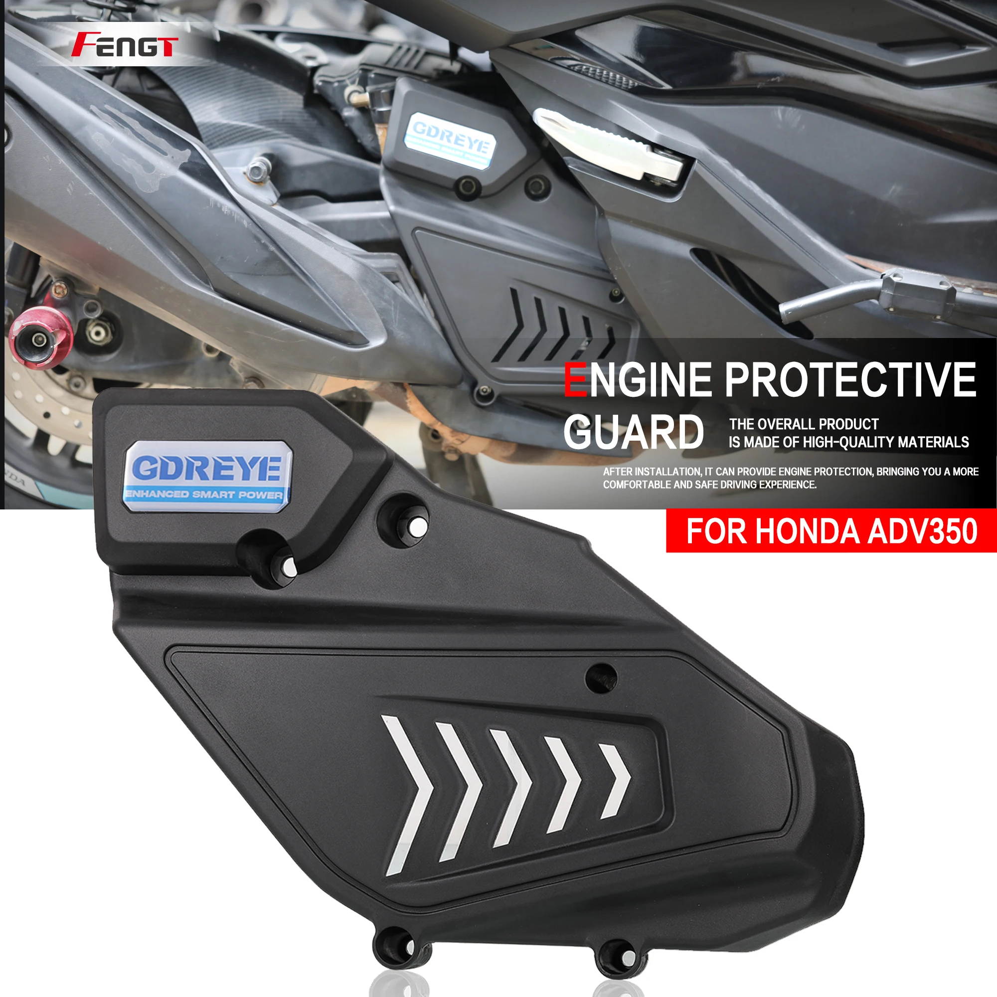 

For HONDA ADV350 2022-2025 Modified ADV 350 High-Pressure Pack Protective Cover Engine Oil Anti-theft cover Decorative Guard