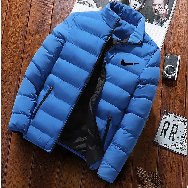 2024 Men's Fall/Winter Trend Warm coat Men's waterproof cotton jacket Casual jacket Fishing warm and comfortable coat