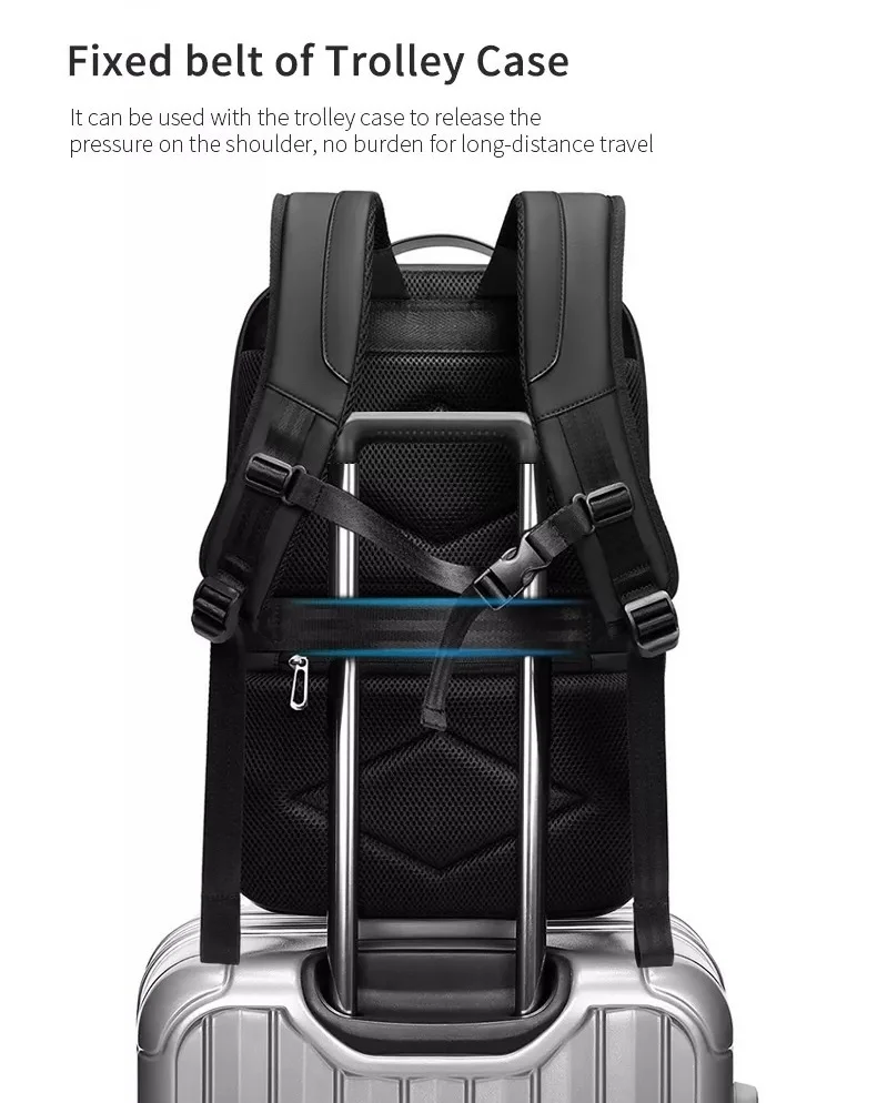 กระเป๋าเป้ธุรกิจผู้ชาย ML กันน้ำ กระเป๋าใส่แล็ปท็อป กระเป๋าเดินทางผู้ชาย กระเป๋าสะพายไหล่เท่ๆ สำหรับผู้ชาย