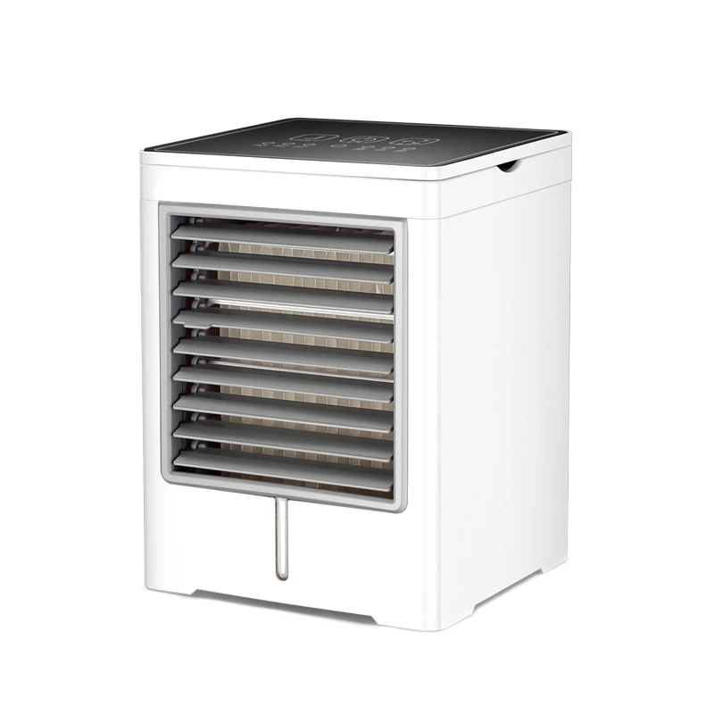 

Portable Air Conditioner Fan Evaporative Mini Air Cooler, USB Powered Touch Screen Desktop Cooling Fan For Home Office