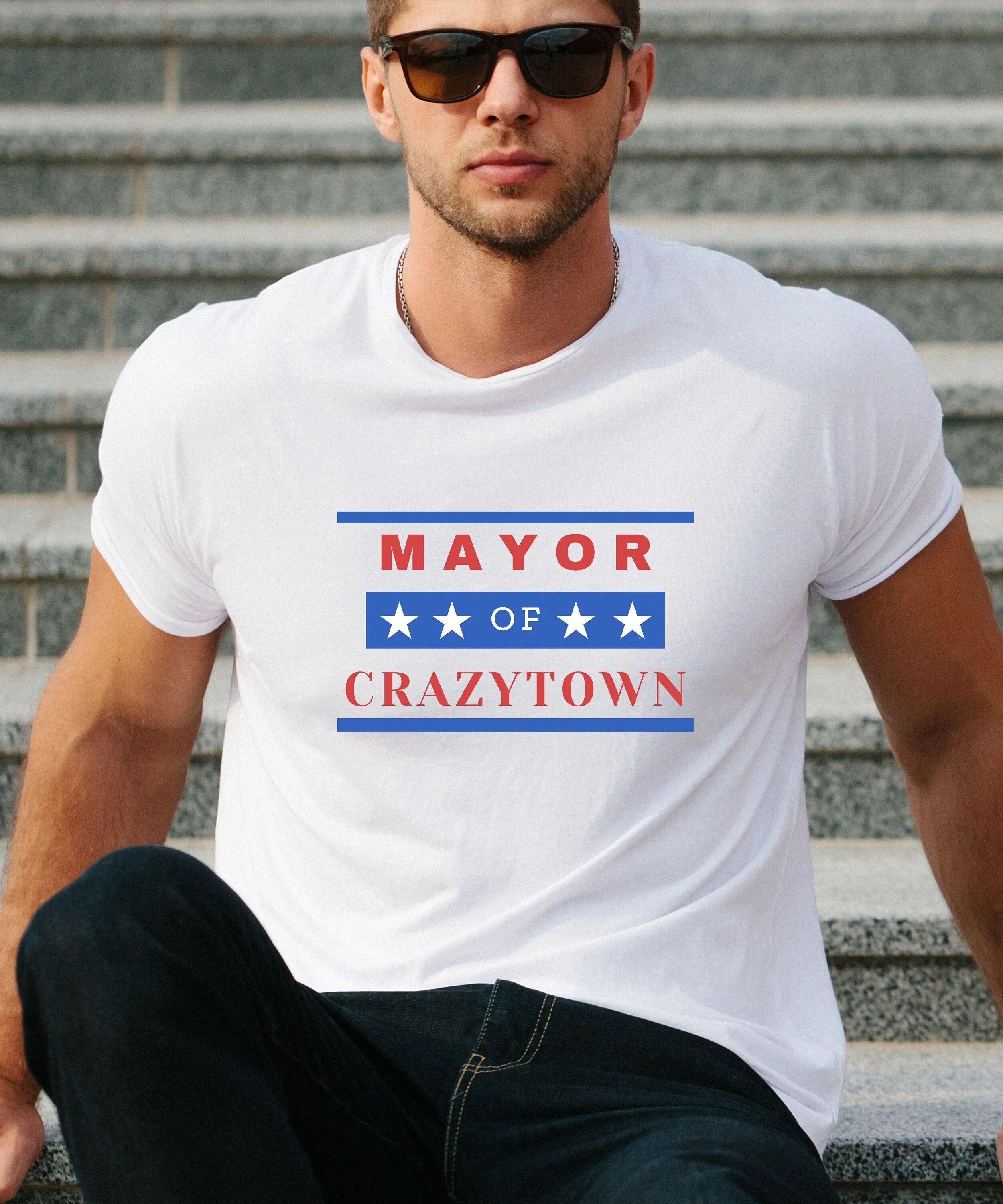 Mayor Of Crazytown T Shirt Funny Crazy I'M