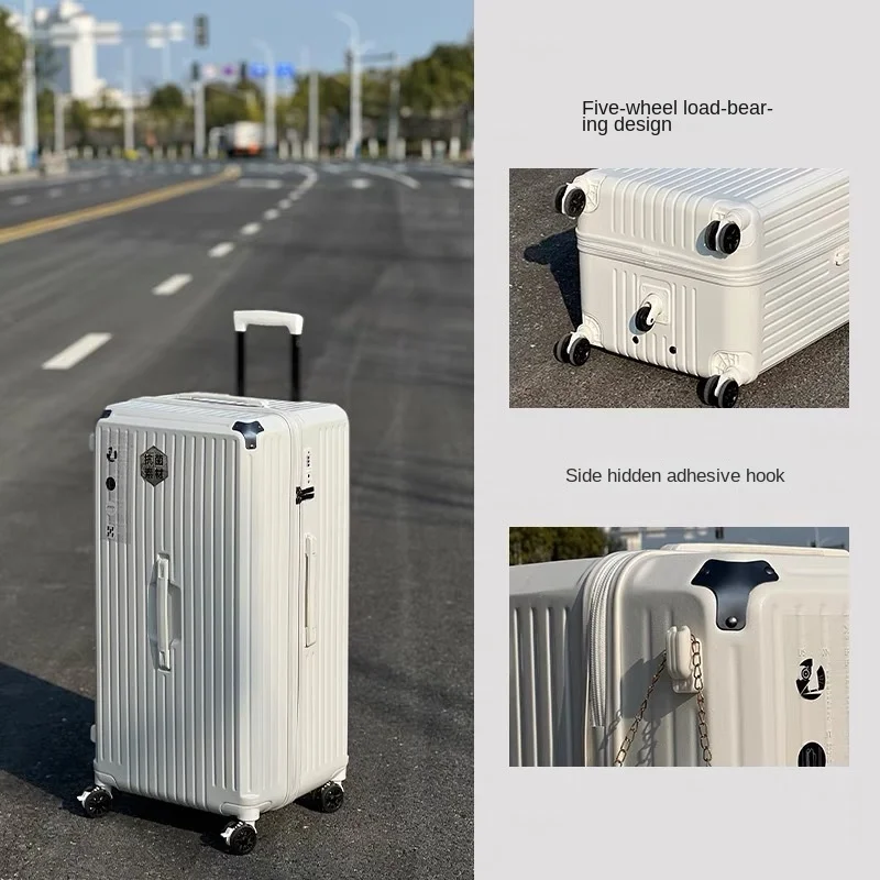 Suitcase Large Capacity Luggage Ultra-Light Trolley Case 28-Inch Multi-Functional Cabin Suitcases Password Luggage Carrier