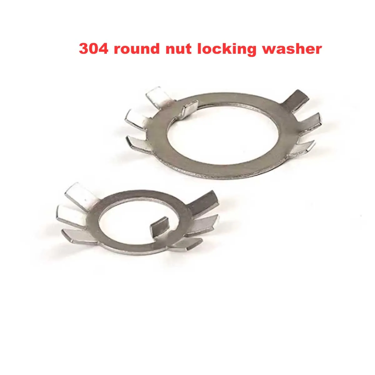 

304 Stainless Steel Round Nut Stop Six Claw Washer M10M12M16M18M20M24M27-M130