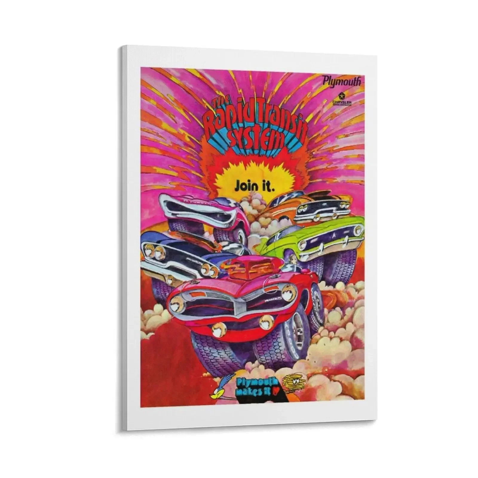 

The Rapid Transit System Canvas Painting cute room decor room decor home decoration luxury house decorations