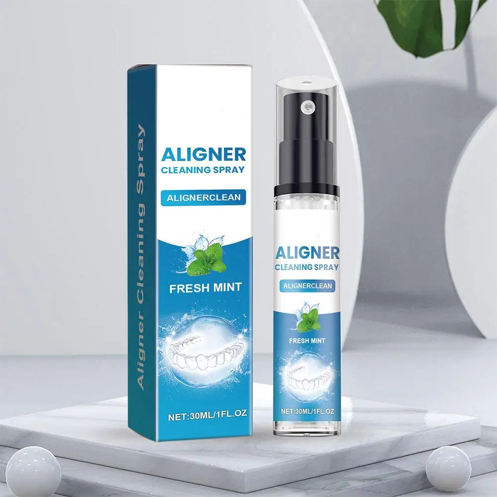 Denture Aligner Set Cleaning Spray Long-lasting Refresh Mild Natural Spray Girls Whitening Health Beauty Denture Care Product