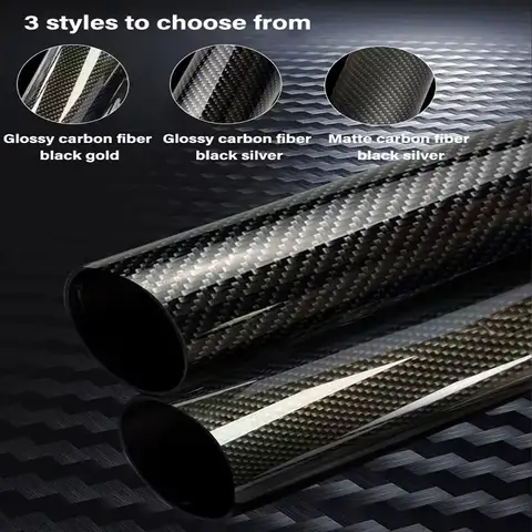 1x1.52/3M 오토바이 액세서리 필름 PET 8D/9D 블랙 골드 탄소 섬유 비닐 자동 지붕 도어 스타일링 스티커 공기 방출