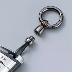 1pcs Luxury Car Keyring Car Keychain Holder Styling Auto Accessories For Audi A1 A3 A4 A5 A6 A7 S3 S4 S5 S6 RS3 RS4 RS5 RS6 Q3