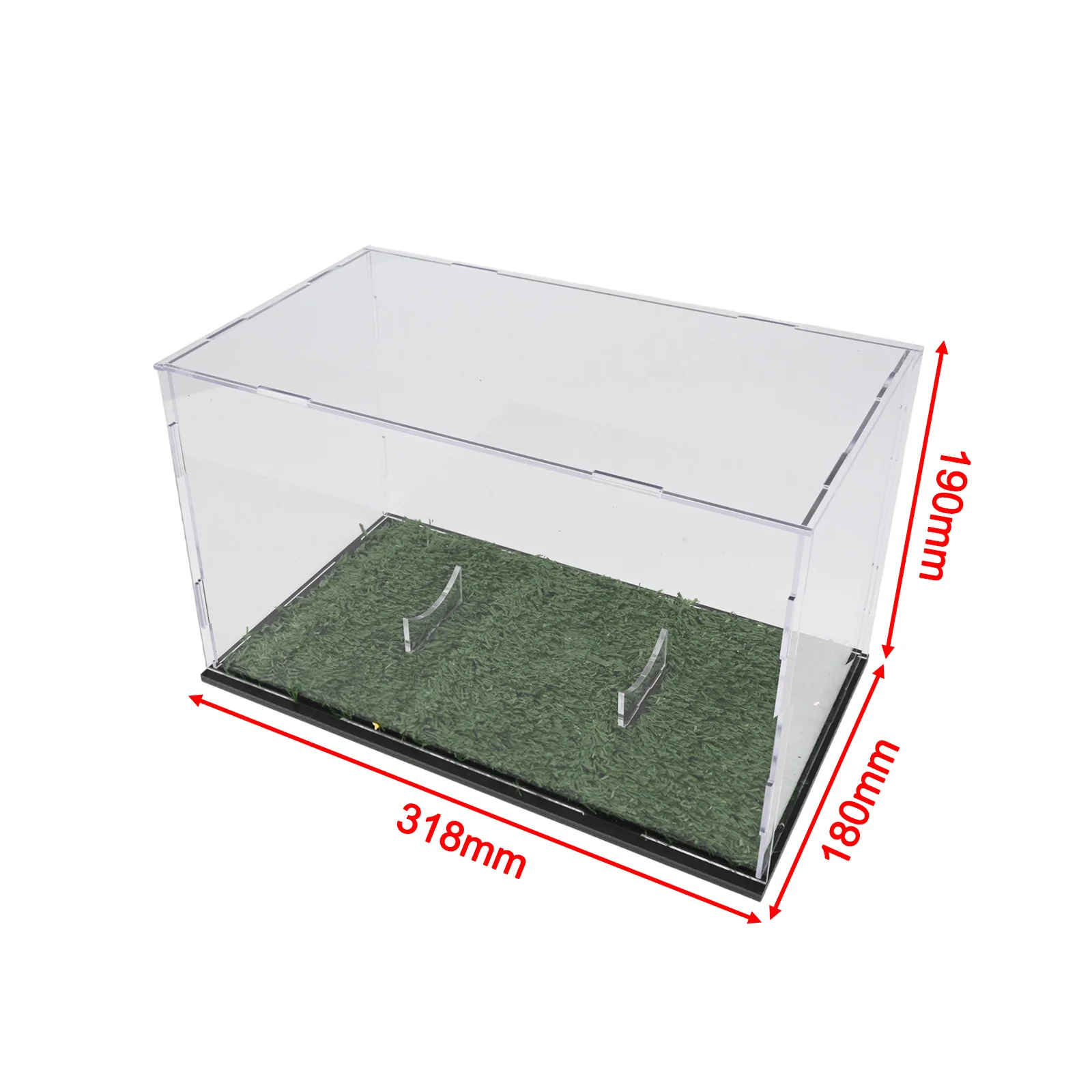 Dustproof Box Acrylic Storage Box Easy Assembly Design Lightweight Design Protective Display Case Acrylic Football Display Case