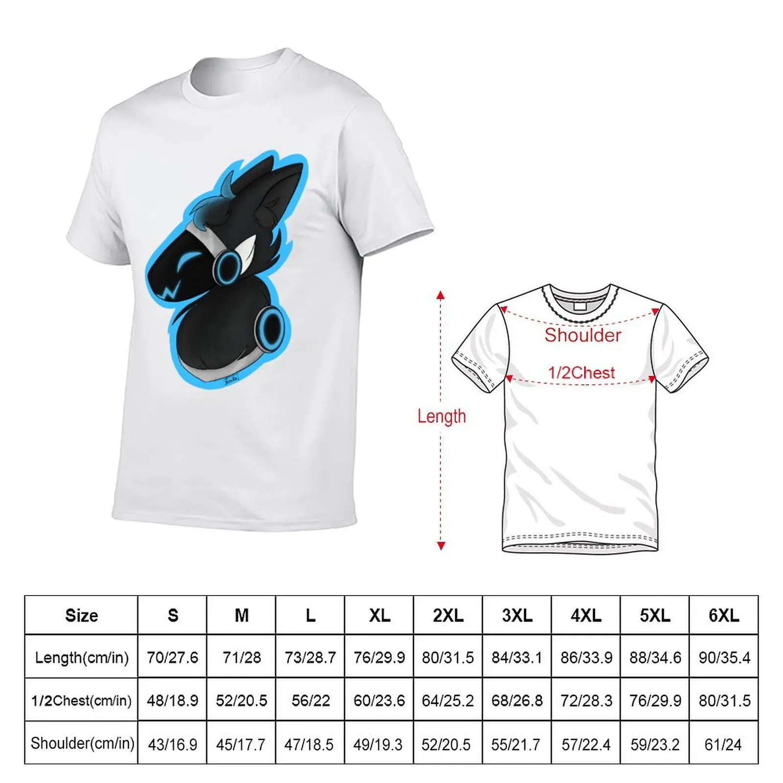 protogen! T-Shirt cotton t shirt pack men t shirt cotton 100% T-Shirt