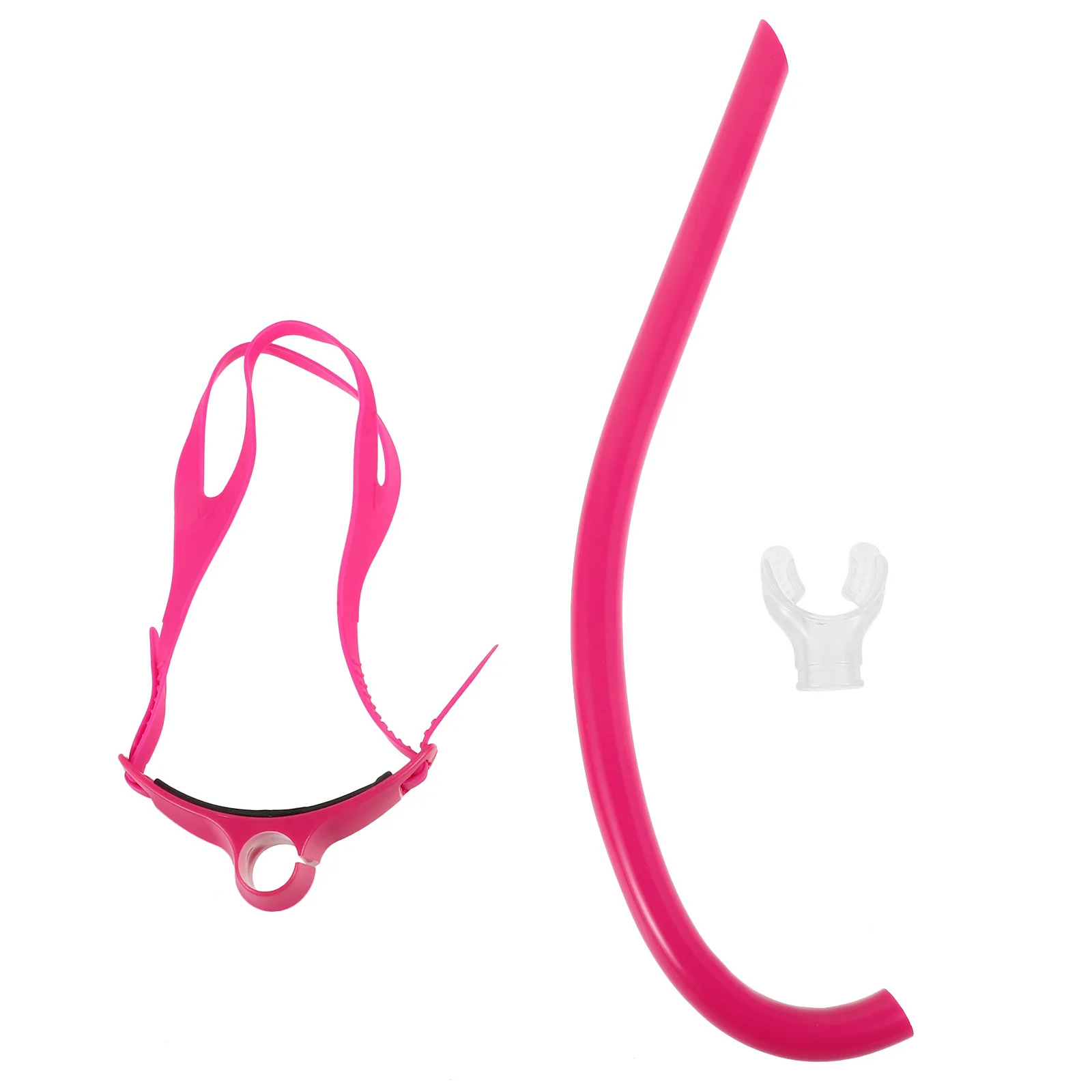 

1 Set Front Mounted Swimming Snorkel For Lap Swimming Reduced Comfortable Breathing Gear For Training Diving Adult