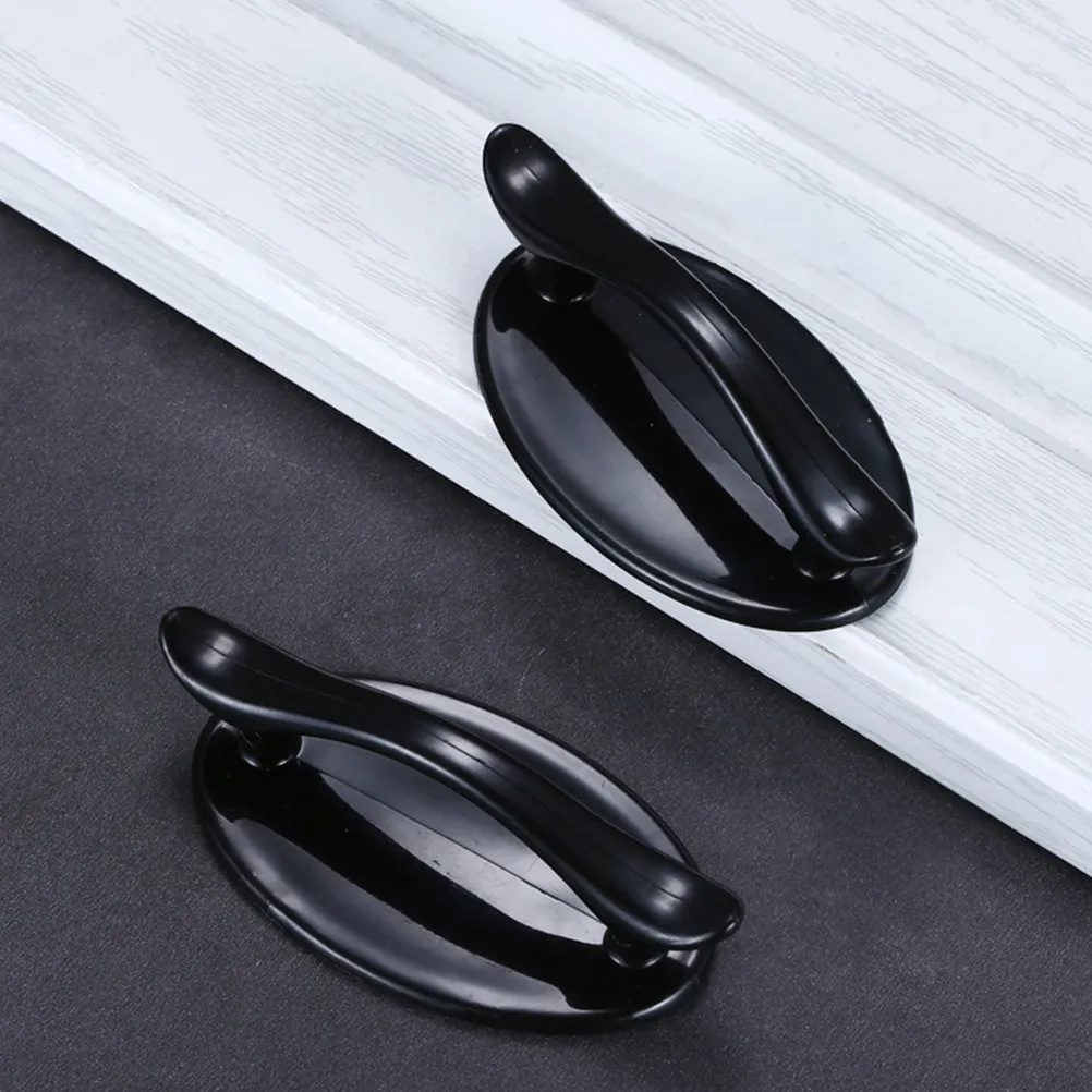 10Pcs Multifunctional Drawer Pull Handle Strong Plastic Cabinet Knob for Cabinet Door Bin Wardrobe Drawer Easy Install Stylish