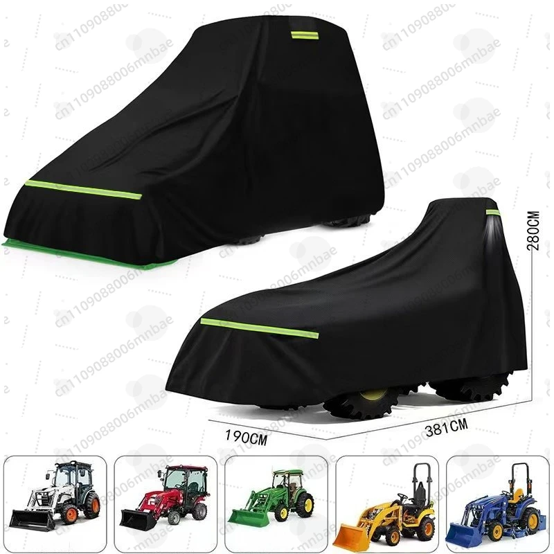 S/M/L Tractor waterproof cover 420D/600D Oxford cloth lawn mower dust cover agricultural vehicle protective cover