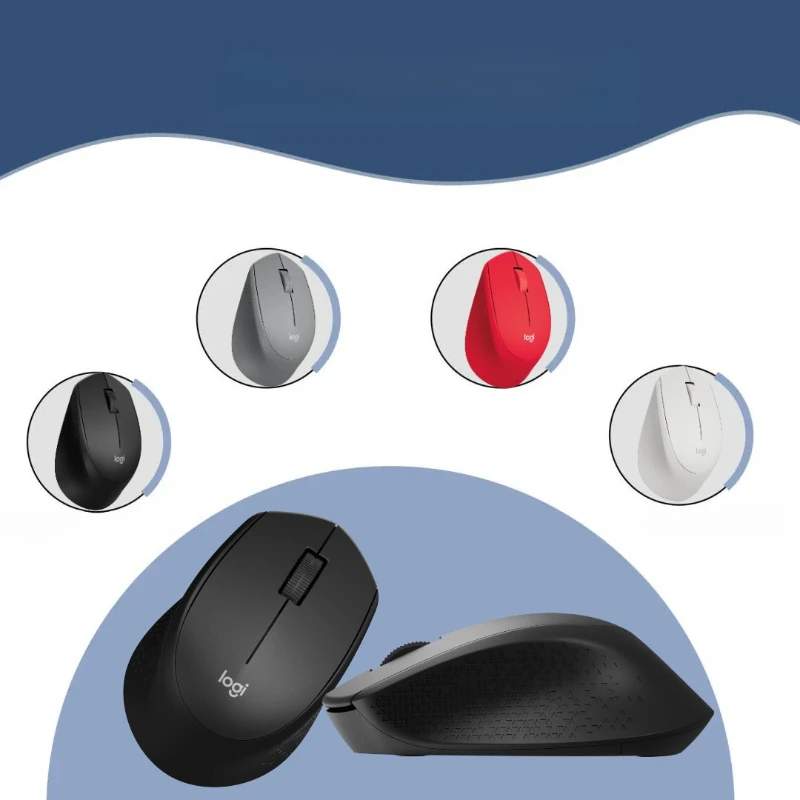 Logitech M280 Is A Well-designed Wireless Mouse with Asymmetrical Styling for Functionality, Aesthetics, and Comfort.