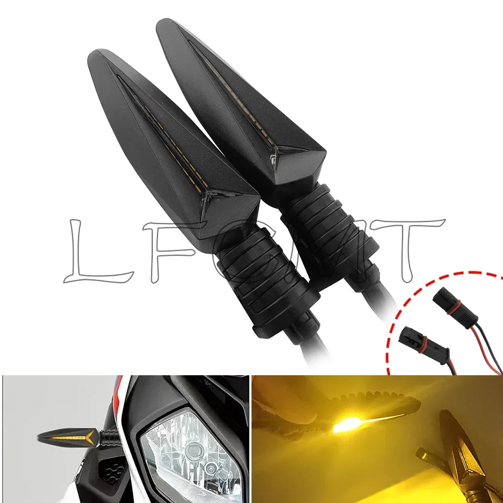 

Motorcycle Front LED Amber Running Turn Signal Brake Light Fit for BMW R1250GS R1200GS LC ADV R1200R R1200RS LC R1250R R1250RS