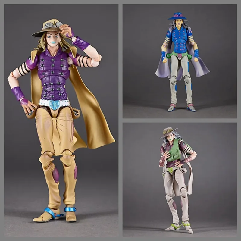 Nuovo Jojo'S Bizarre Adventure Figure Steel Ball Run Action Figures 16cm Sbr Doll Decorazione Collezione di statue Modello giocattolo regalo