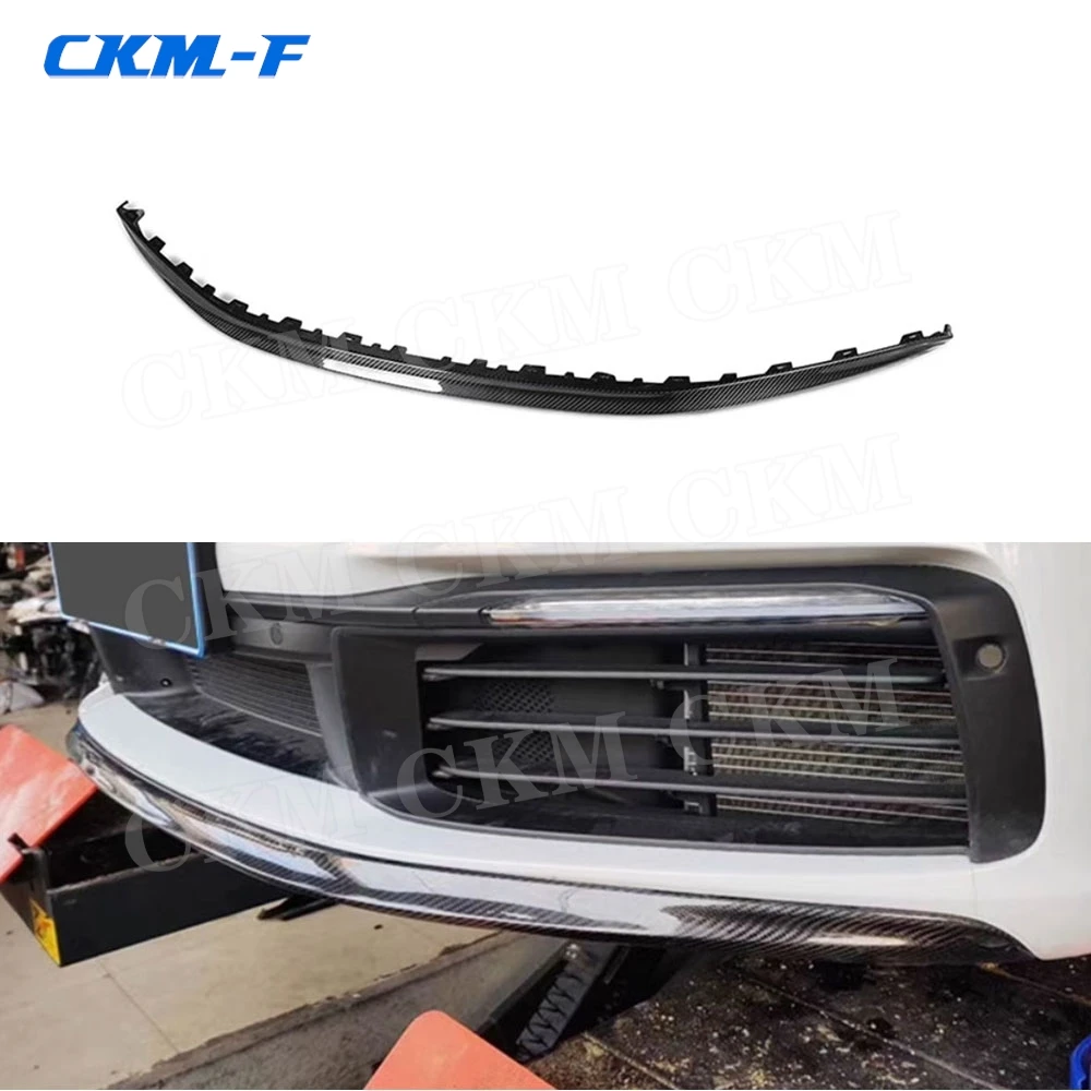 

Car Styling Body Kits Accessories for Porsche 911 992 2019-2023 Dry Carbon Fiber Front Bumper Chin Lip Spoiler Guard