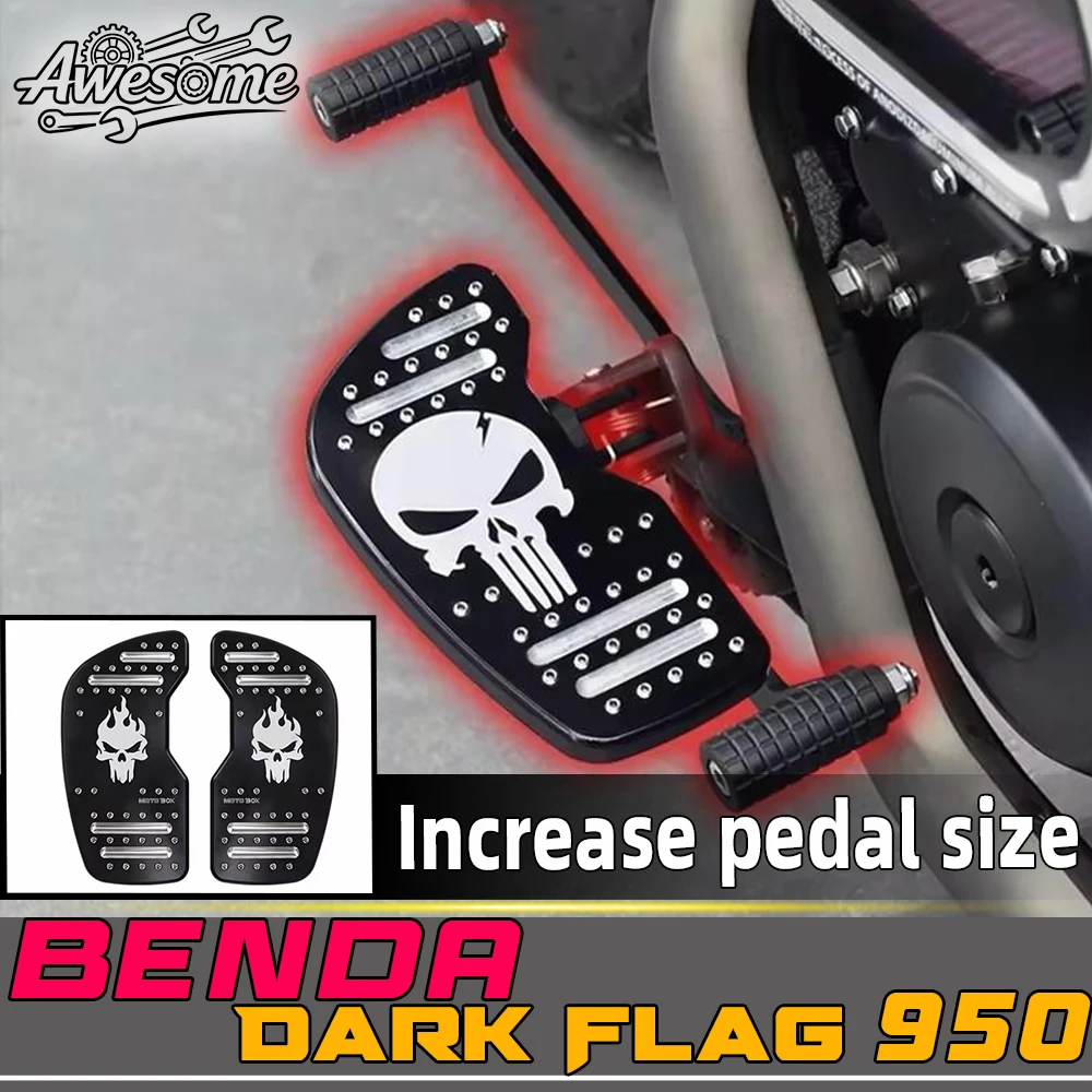 Widened Enlarged Foot Pegs Heel Toe Shift Lever Gear Shifter Fit For BENDA DARK FLAG 500 950