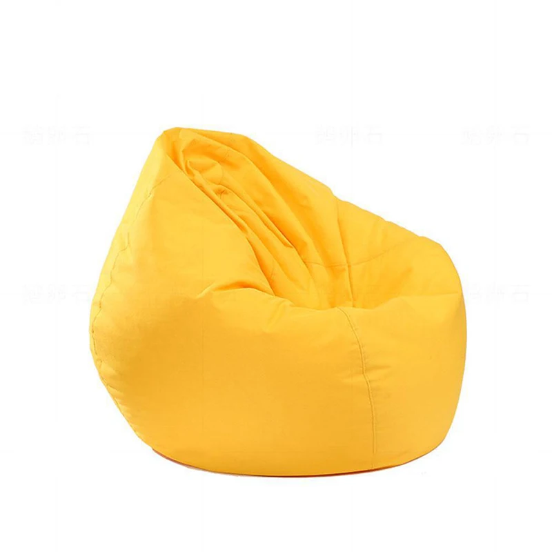 

Waterproof Lazy Sofas Cover Chairs Without Filler Linen Cloth Lounger Seat Bean Bag Pouf Puff Couch Tatami Living Room Hot Sale