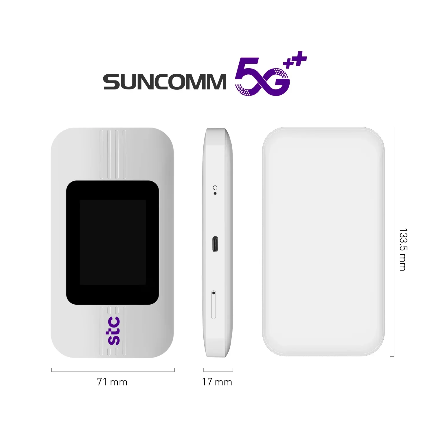2025SUNCOMM Draagbare Pocket Mobiele 5G MiFis X65 Wi-Fi Hotspot 5000mAh Dual-Band WiFi 6 Draadloos Netwerkmodem 4G 5G MiFis Router