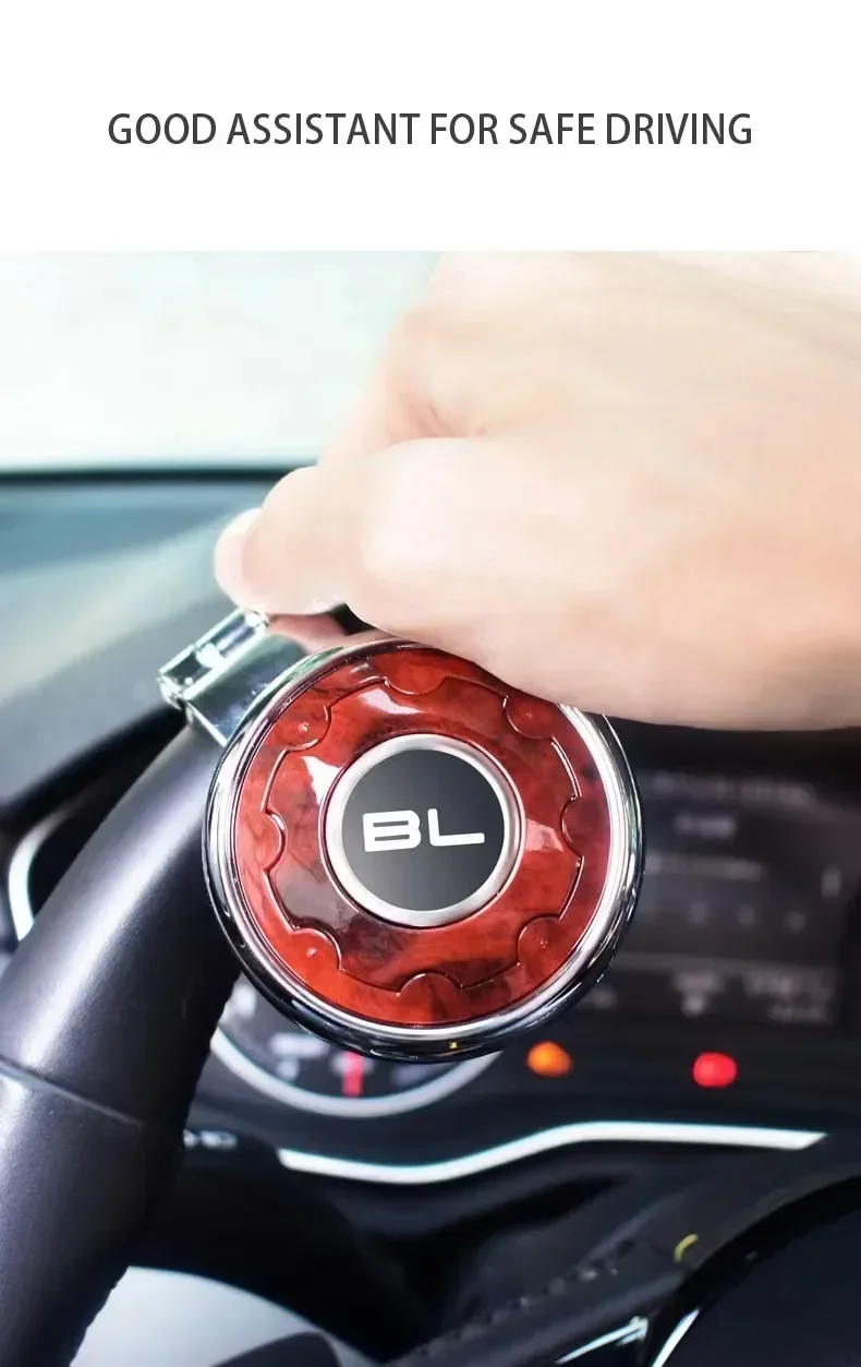 Universeller Auto-Lenkrad-Booster-Spinner-Knopf, 360-Grad-Drehung, Kugelgriff für Autos, Semi-LKW, Gabelstapler, Autoteile – Detail 7