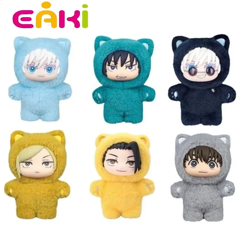 

2025_Подлинная новая виниловая кукла Kawaii Jujutsu Kaisen с лицом, экшн-фигурка, сумка, подвеска, игрушки, Рождественский подарок, аксессуары для кукол