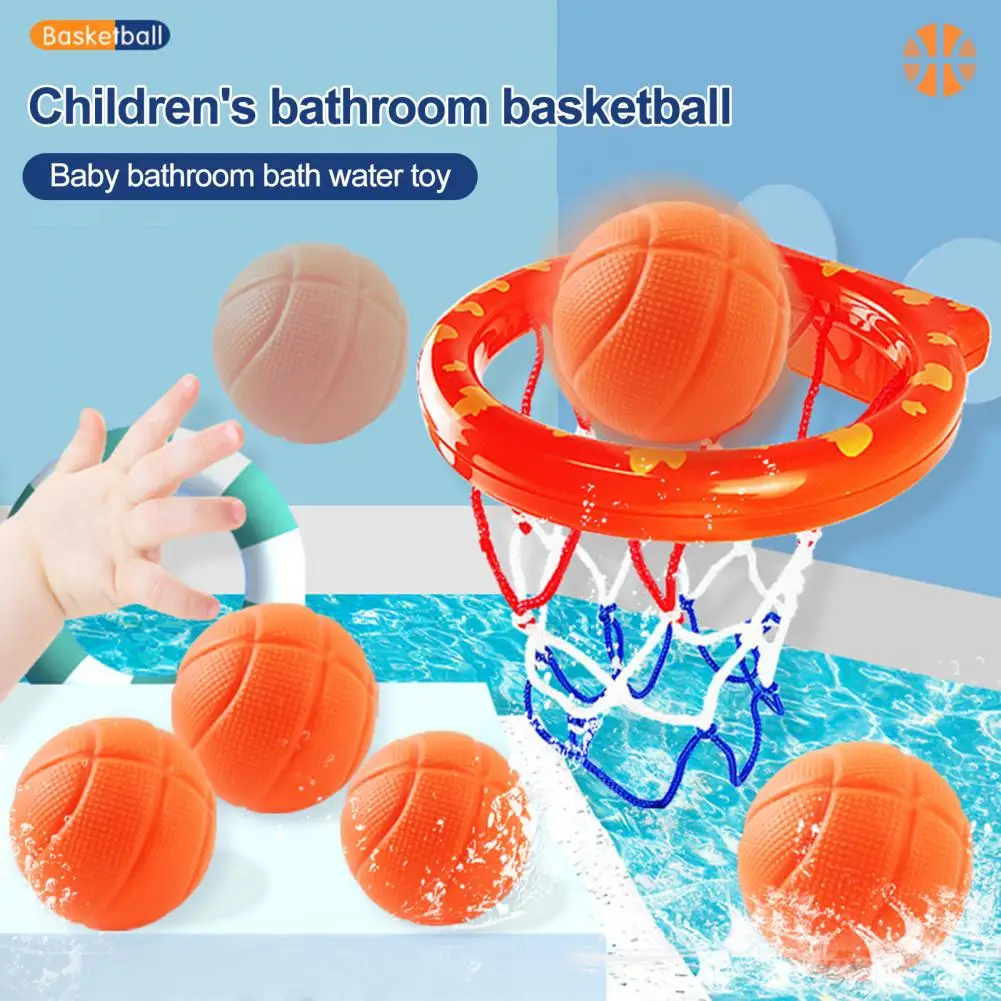 Cesta de baloncesto con ventosas para bañera – Juguete de baño para bebés - imagen 4