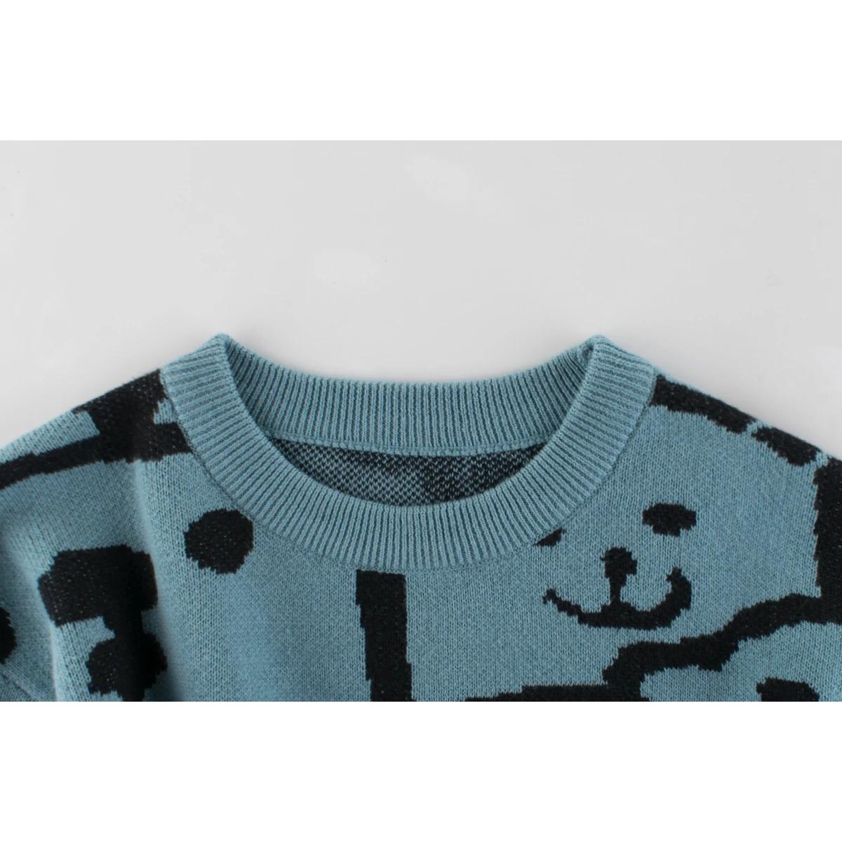 Kids Baby Pullover Sweater Little Boys Girls Cartoon Bear Knitted Sweater Toddler Long Sleeves Winter Sweater Children Clothes