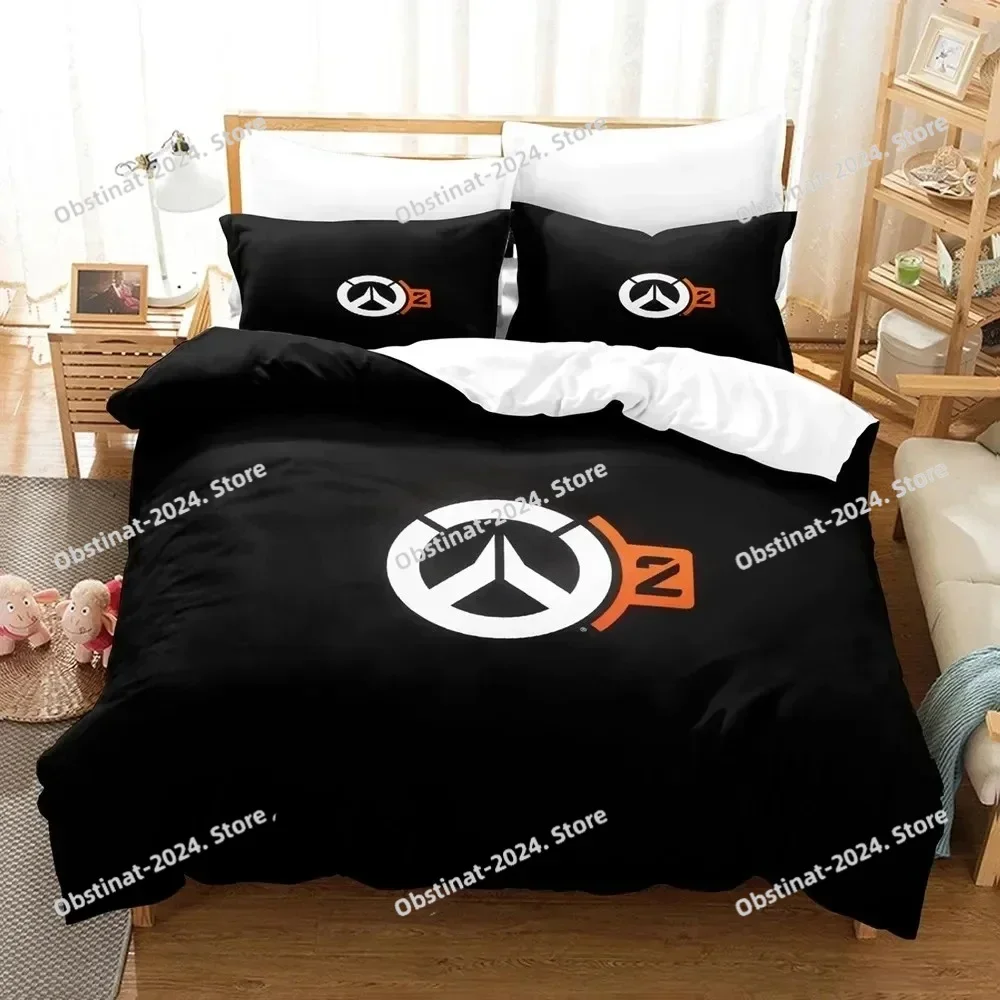 

2025 Game Overwatchs Bedding Set Duvet Cover Full Queen King Size Pillowcase Bed Printed Bed Set Aldult Kid Bedroom Single Twin