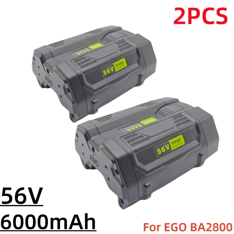56V 6000mAh Replacement Battery, Compatible with EGO BA2800 BA2800T BA4200 BA4200T BA1400 Series Power Tools