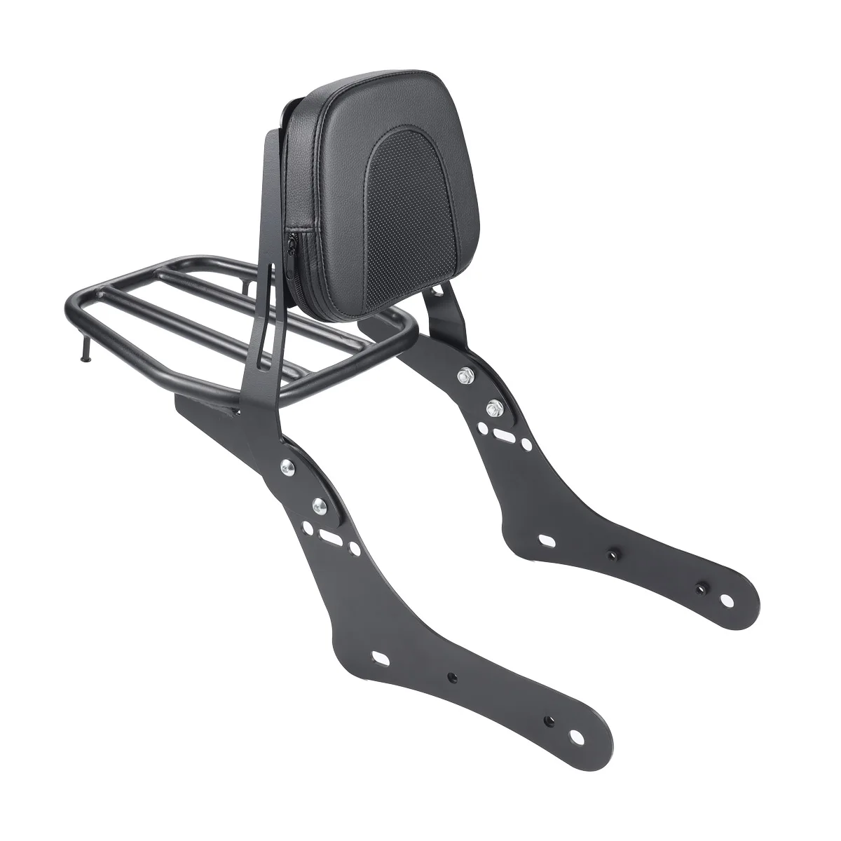 Motorcycle Rear Luggage Cargo Rack With Passenger Sissy Bar Backrest Cushion Pad For Kawasaki Vulcan S 650 VN650 EN650 2015-2022