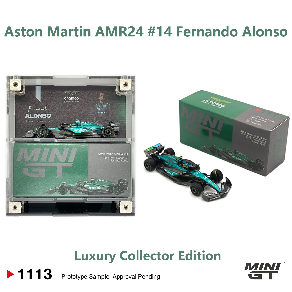 minigt-1113-1-64-アストンマーティン・アラムコ-f1チーム-14-フェルナンド・アロンソ-ダイキャストカーモデル-在庫あり-即日発送可能-mgt01113