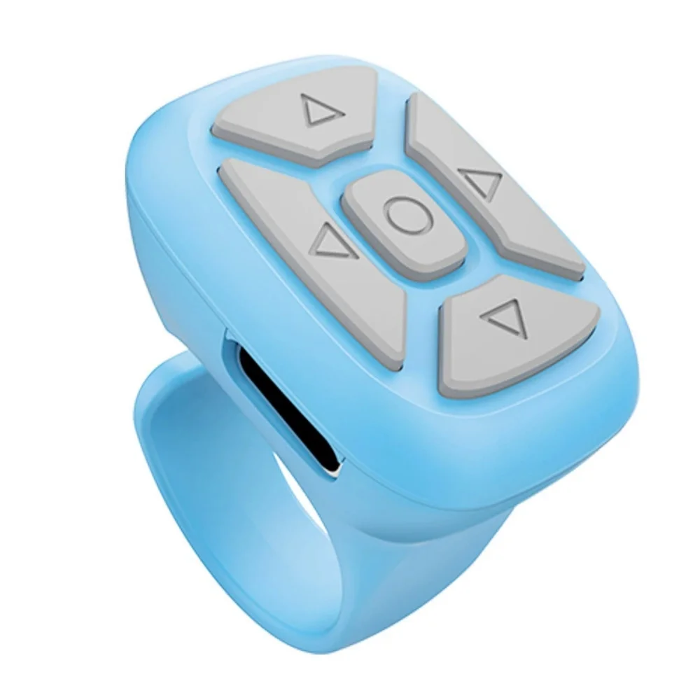 

Wireless Bluetooth 5.3 Ring Remote for iPhone Xiaomi Samsung Mobile Phone Selfie Stick Controller For Tiktok Page Turning