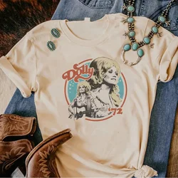 Dolly Parton tshirt women funny top girl graphic Japanese manga clothing