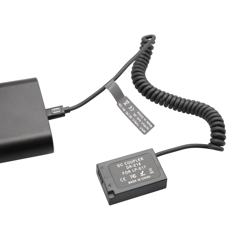 カメラアダプターACK-E18 LP-E17 DR-E18キヤノン850d 800d 760d 750d 77d t6i t6s t7i x9iRpアクセサリー用