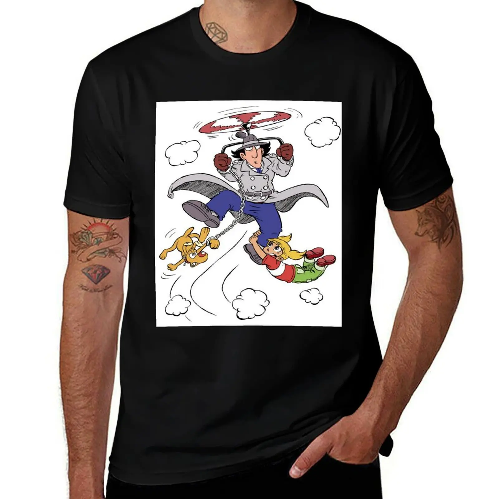 

Inspector Gadget T-Shirt man t shirts high quality luxury brand man t shirts for men