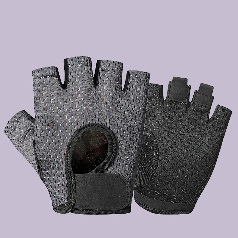 Cycling Fingerless Gloves Professional Gym Fitness Breathable Anti-Slip Women Men Half Finger Fishing Female Bicycle Bike Gloves