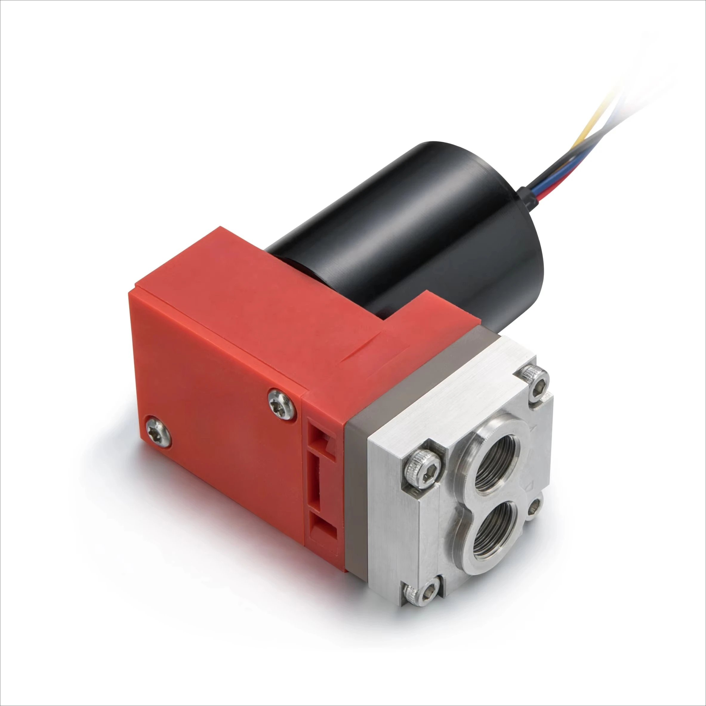 

12V DC Portable Electric micro Air Gas Pump Anti Corrosion FKM Diaphragm High Temp. 4L/Min Flow Small Vacuum Pump