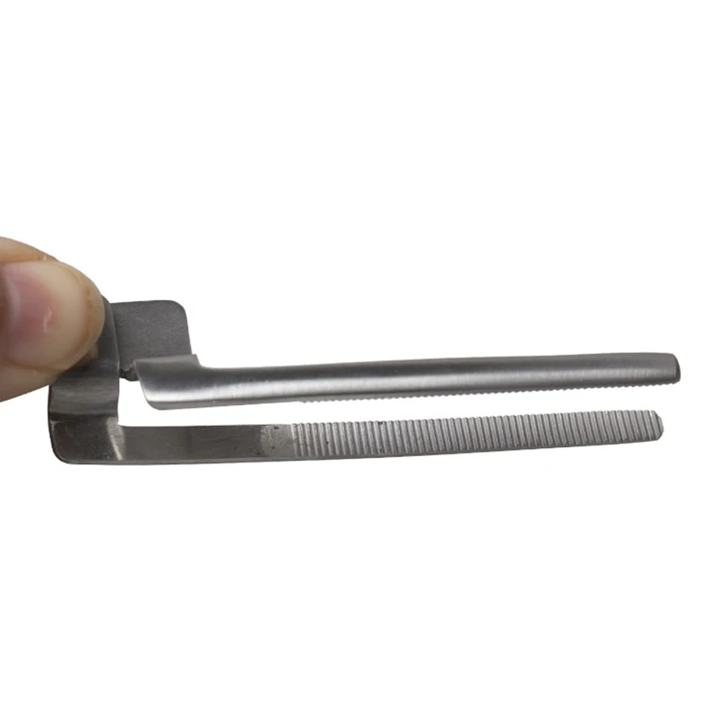 Stainless Steel Dental Articulating Paper Tweezers Straight Curved Occlusion Paper Plier Occlusal Strip Bite Forcep Instrument - Image 4