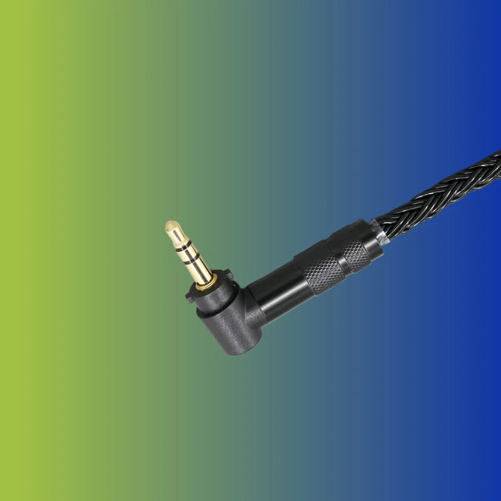 Black Braided 16 Core Earphone Cable For Fostex T50RP Mk3 T40RP Mk2 T20RP Mk2 Dekoni Audio Headphone 8859