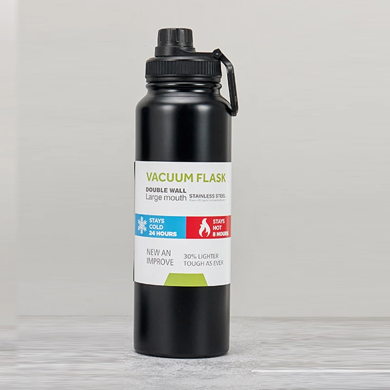 600/800/1000ML Thermosfles Roestvrijstalen Auto Thermische Cup Houdt Koud en Warmte Thermische Mok Sport geïsoleerde Cup Thermoskan