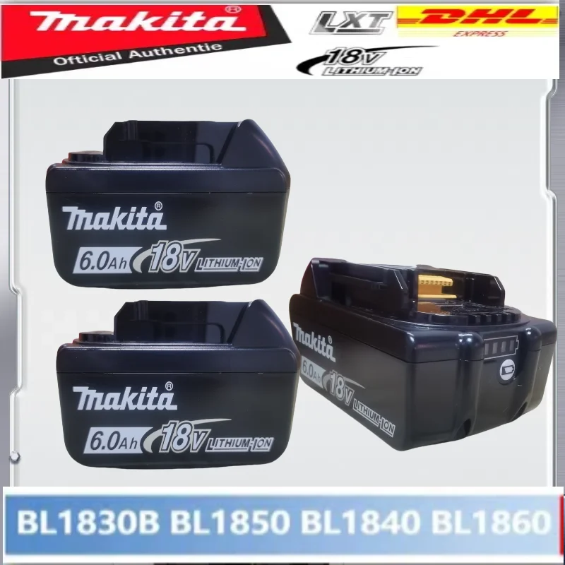 

2025New original Makita 18V 6.0Ah Battery ,For Makita Power Tools Rechargeable Battery
