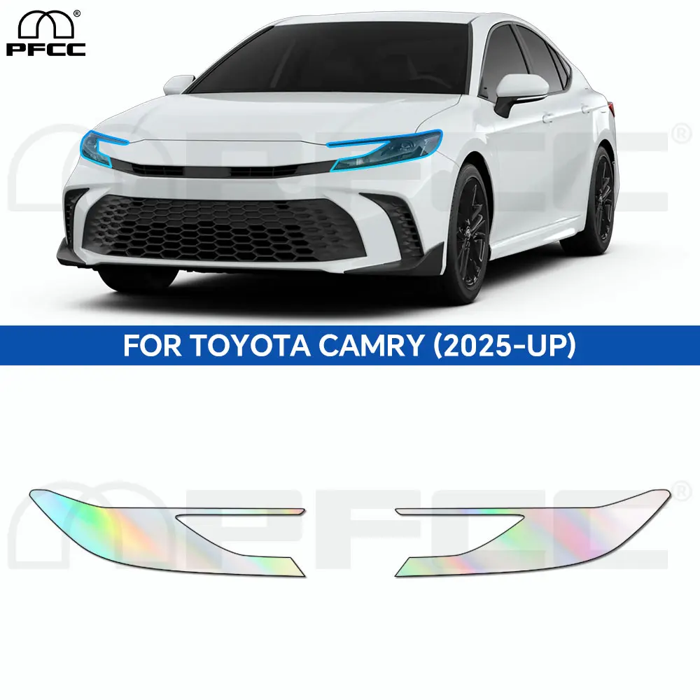 

For TOYOTA CAMRY 2025 Headlight Rearview B Pillars Paint Protection Film Anti-scratch Protective Transparent Car Accessories