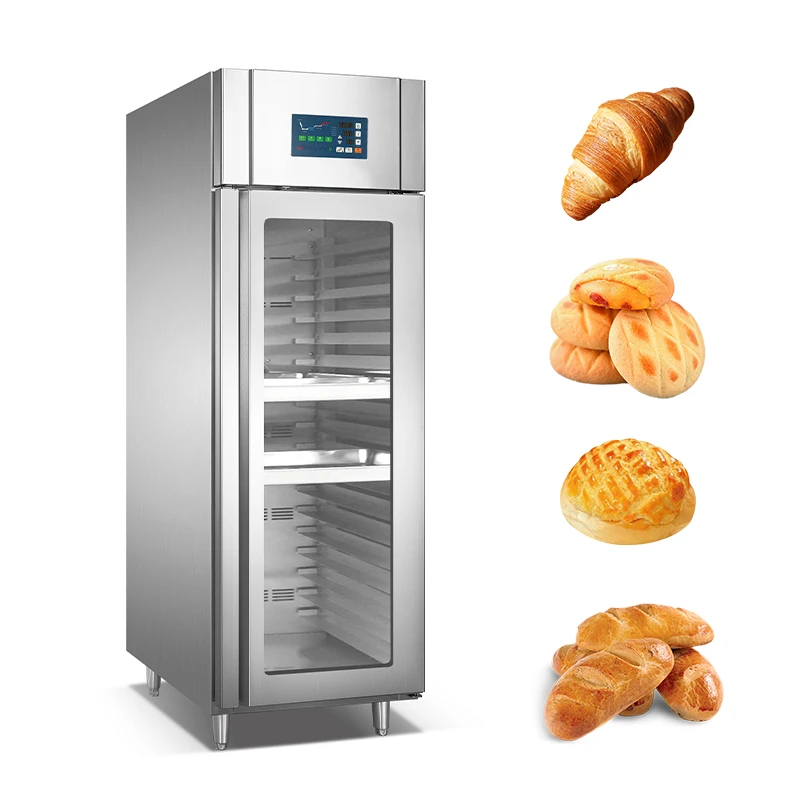 

Fermentation Fridge 16 Trays Rack Retarder Proofer Cabinet Window Glass Bakery Pastry Fermenting Machines Proofing Proofers