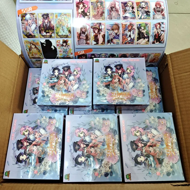 2023 Newest Goddess Story 1m11 Collection Card Full Set Rem Yae Miko Waifu Booster Box ACG CCG TCG Doujin Toys And Hobbies Gift