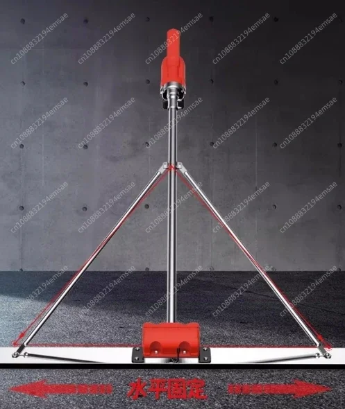 Electric Concrete Polisher level Floor Vibration Ruler Mortar Vibrator Screed Concrete Leveling Machine 48V 1m-2m